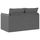 Sofa Mørkegrå 136 x 82 x 85 cm Stof