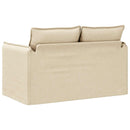 Sofa Creme 136 x 82 x 85 cm Stof