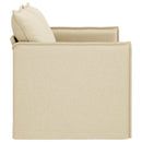 Sofa Creme 136 x 82 x 85 cm Stof