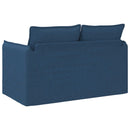 Sofa Blå 136 x 82 x 85 cm Stof