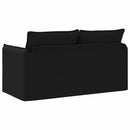 Sofa Sort 156 x 82 x 85 cm Stof