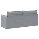 Sofa Lysegrå 196 x 82 x 85 cm Stof
