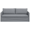 Sofa Lysegrå 196 x 82 x 85 cm Stof
