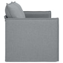 Sofa Lysegrå 196 x 82 x 85 cm Stof