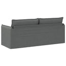 Sofa Mørkegrå 196 x 82 x 85 cm Stof