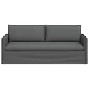Sofa Mørkegrå 196 x 82 x 85 cm Stof