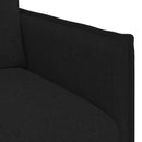 Sofa Sort 196 x 82 x 85 cm Stof