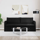 Sofa Sort 196 x 82 x 85 cm Stof