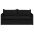Sofa Sort 196 x 82 x 85 cm Stof