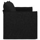 Sofa Sort 196 x 82 x 85 cm Stof