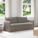 Sofa Gråbrun 196 x 82 x 85 cm Stof