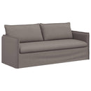 Sofa Gråbrun 196 x 82 x 85 cm Stof