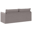 Sofa Gråbrun 196 x 82 x 85 cm Stof