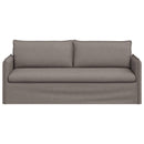 Sofa Gråbrun 196 x 82 x 85 cm Stof