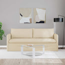 Sofa Creme 196 x 82 x 85 cm Stof