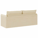 Sofa Creme 196 x 82 x 85 cm Stof