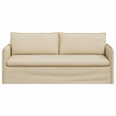 Sofa Creme 196 x 82 x 85 cm Stof