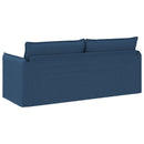 Sofa Blå 196 x 82 x 85 cm Stof