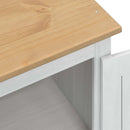 Garderober med skuffe Hvid 76 x 50 x 170 cm Massiv fyrretræ