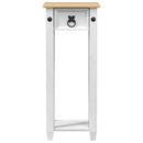 Planteholder Hvid 30 x 30 x 73 cm Massiv fyrretræ