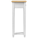 Planteholder Hvid 30 x 30 x 73 cm Massiv fyrretræ
