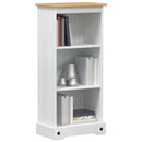 Bogreol Hvid 46 x 29 x 100 cm Massiv fyrretræ