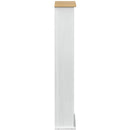 CD reol Hvid 52 x 17.5 x 103 cm Massiv fyrretræ