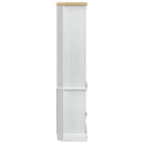 Highboard Hvid 74 x 38 x 170 cm Massiv fyrretræ