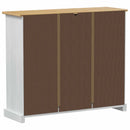 Sko skab med hylde Corona Hvid 99 x 32 x 85 cm Massiv fyrretræ