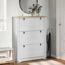 Sko skab med hylde Corona Hvid 99 x 32 x 122 cm Massiv fyrretræ
