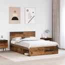 Sengestel Gammelt træ 140 x 190 cm Konstrueret træ