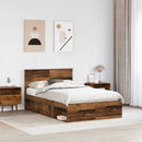 Sengestel Gammelt træ 135 x 190 cm Konstrueret træ