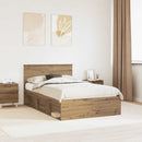 Sengestel Artisan eg 120 x 190 cm Konstrueret træ