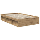 Sengestel Artisan eg 120 x 190 cm Konstrueret træ