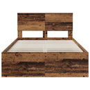 Sengestel Gammelt træ 120 x 200 cm Konstrueret træ