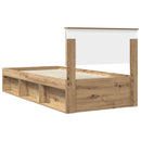 Sengestel med hovedgærde Artisan eg 90 x 190 cm Konstrueret træ