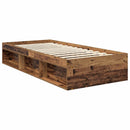 Sengestel Gammelt træ 90 x 200 cm Konstrueret træ