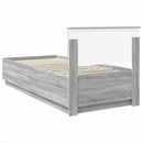 Sengestel Grå sonoma-eg 70 x 190 cm Konstrueret træ