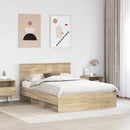 Sengestel med hovedgærde Sonoma eg 150 x 200 cm Konstrueret træ
