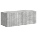 Tv vægskab sæt Vægmonteret 6 pcs Beton Grå