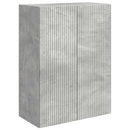 Tv vægskab sæt Vægmonteret 6 pcs Beton Grå