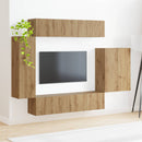 Tv vægskab sæt 6 stk. Artisan Egetræ