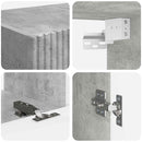 TV-møbelsæt 5 pcs Beton Grå Konstrueret træ