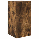 TV-møbelsæt 8 pcs Røget eg Konstrueret træ