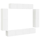 TV-skab 8 stk. Hvid