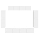 TV-skab 8 stk. Hvid