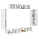 TV-skab 8 stk. Hvid