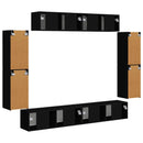 TV-skab 8 stk. Sort