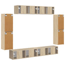 TV-skab 8 pcs Sonoma eg