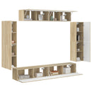 TV-skab 8 pcs Sonoma eg